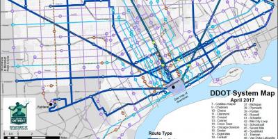 Mapu Detroitu Bus